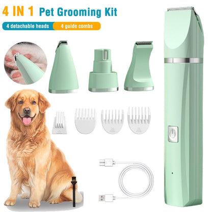 Professional Pet Dog Grooming Clipper Thick Fur Hair Trimmer Electric Shaver Set