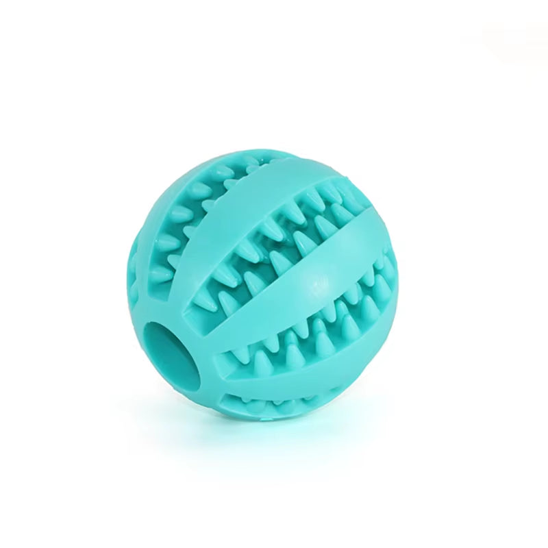 Natural Rubber Pet Dog Toys Dog Chew Toys Tooth Cleaning Treat Ball Extra-Tough Interactive Elasticity Ball5Cm for Pet Products